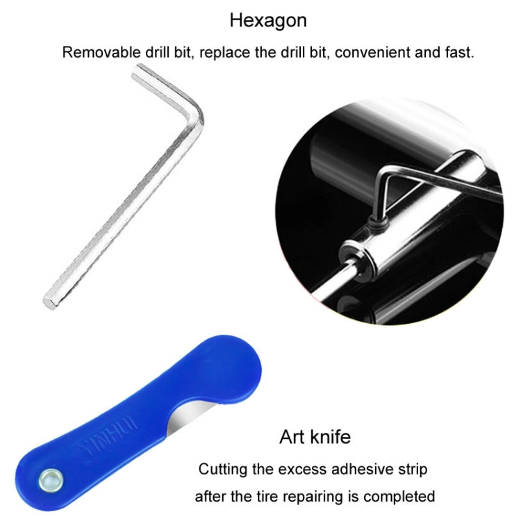 7 In 1 Car Tire Repair Tool Set Motorcycle Vacuum Tire Emergency Fast Repair Toolkit - Tire Repair & Installation Tools by PMc TechLife | Online Shopping South Africa | PMc TechLife | Buy Now Pay Later Mobicred