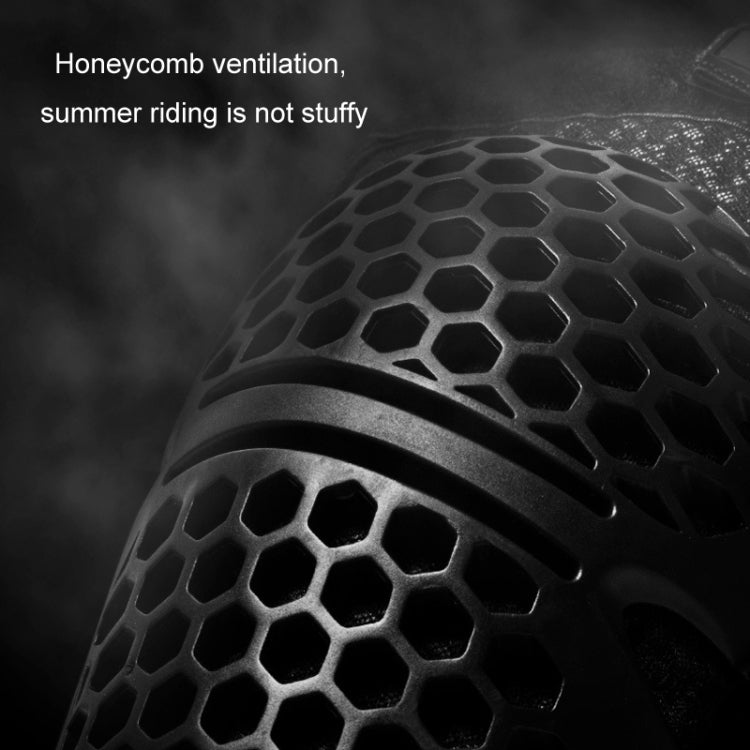 SULAITE Cycling Honeycomb Breathable Heat Dissipation Motorcycle Adjustable Protective Gear, Style: 4pcs /Set Knee Elbow Pads - free shipping - PMC TechLife - Order now!