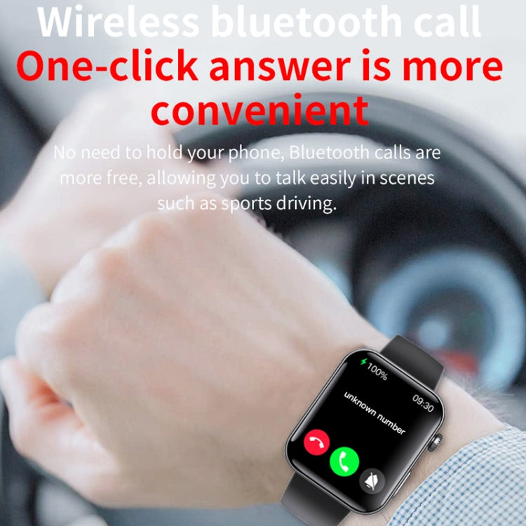 F300  2.1-Inch Screen Smart Watch Supports Bluetooth Calls/ECG/Blood Composition Analysis/50+ Sports Modes, Color: Black Brown Leather - free shipping - PMC TechLife - Order now!