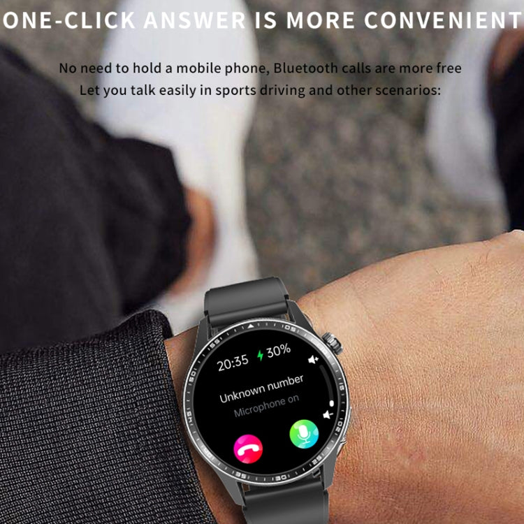 F400  1.55 Inch Screen Smart Watch Support ECG/ Blood Oxygen / Blood Sugar / 150+ Sports Mode, Color: Black Leather - Smart Watches by PMC TechLife | Online Shopping South Africa | PMC TechLife | Buy Now Pay Later Mobicred