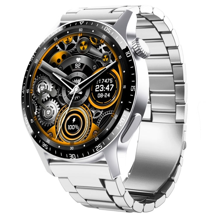 F207 Smart Watch 1.35-Inch Narrow Edge Screen Supports Bluetooth Calls / 24H Health Monitoring / 150+ Sports Modes, Color: Silver 3-Beads Steel - Smart Watches by PMC TechLife | Online Shopping South Africa | PMC TechLife | Buy Now Pay Later Mobicred