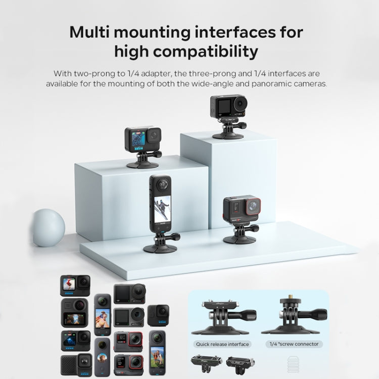 aMagisn Flexible Adhesive Mount for DJI / GoPro / Insta360 and Other Action Cameras - Helmet Mount by aMagisn | Online Shopping South Africa | PMC TechLife | Buy Now Pay Later Mobicred