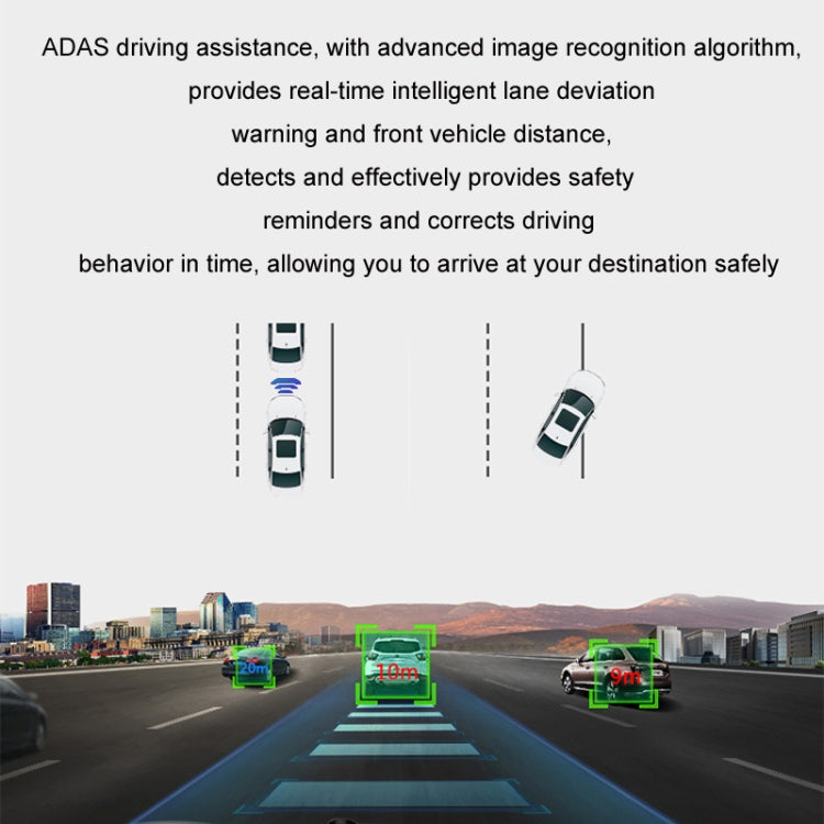 Android ADAS HD Night Vision 1080P USB Driving Recorder, Model: Single Lens(16G Memory Card) - Car DVRs by PMC TechLife | Online Shopping South Africa | PMC TechLife | Buy Now Pay Later Mobicred