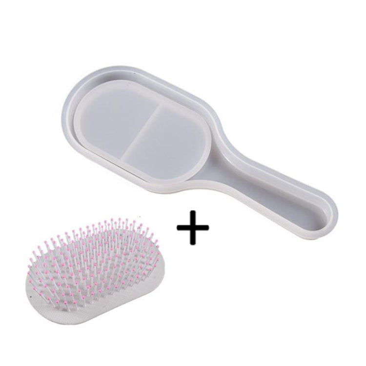 Air Cushion Comb Set Silicone Mold DIY Epoxy Resin Craft Making Mold, Spec: Oval 001 - free shipping - PMc TechLife - Order now!