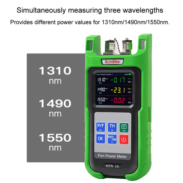 Komshine KPN-35 High Precision PON Optical Power Meter 1310/1490/1550nm Fiber Tester(SC/APC Interface) - free shipping - PMC Jewellery - Order now!