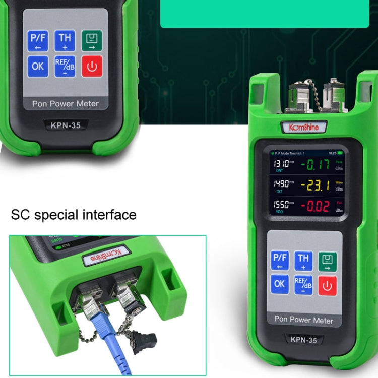 Komshine KPN-35 High Precision PON Optical Power Meter 1310/1490/1550nm Fiber Tester(SC/APC Interface) - free shipping - PMC Jewellery - Order now!
