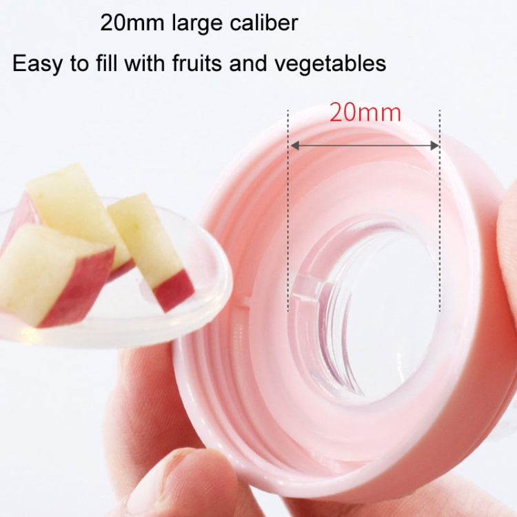 Portable Dual-purpose Baby Food Feeding Spoon Fruit Vegetable Silicone Feeding Pacifier Bottle(Nano-silver) - Cups & Silicone Nipple by PMc TechLife | Online Shopping South Africa | PMc TechLife | Buy Now Pay Later Mobicred