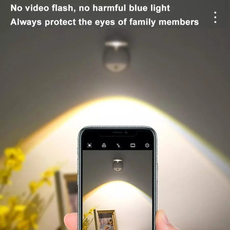 Rechargeable LED Motion Sensor Wireless Spotlight Dimmable Picture Light 1200mAH(White) - Sensor LED Lights by PMC TechLife | Online Shopping South Africa | PMC TechLife | Buy Now Pay Later Mobicred