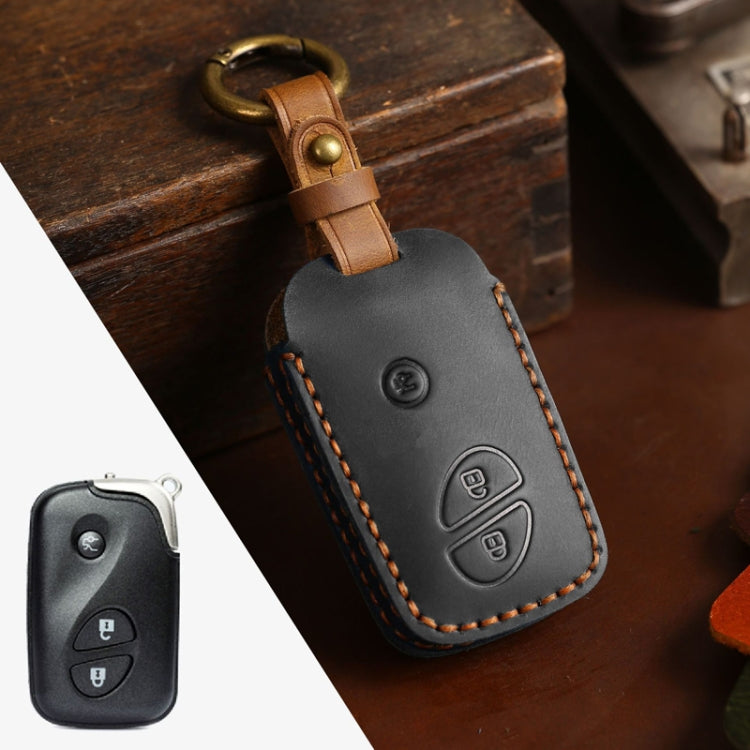 For Lexus RX270/ES240/LX570 Hallmo Car Key Cover, Color: 3 Keys Black - Car Key Cases by Hallmo | Online Shopping South Africa | PMC TechLife | Buy Now Pay Later Mobicred