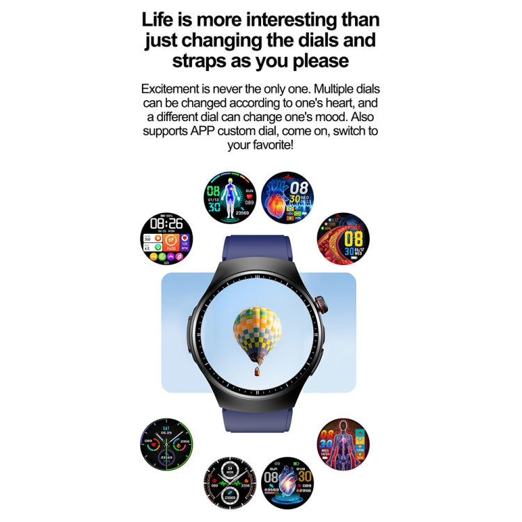 TK25 1.39-inch IP67 Waterproof Sports Health Monitoring Smart Bluetooth Calling Watch(Black Silicone) - Smart Watches by PMC TechLife | Online Shopping South Africa | PMC TechLife | Buy Now Pay Later Mobicred