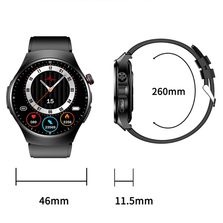 TK25 1.39-inch IP67 Waterproof Sports Health Monitoring Smart Bluetooth Calling Watch(Black Silicone) - Smart Watches by PMC TechLife | Online Shopping South Africa | PMC TechLife | Buy Now Pay Later Mobicred