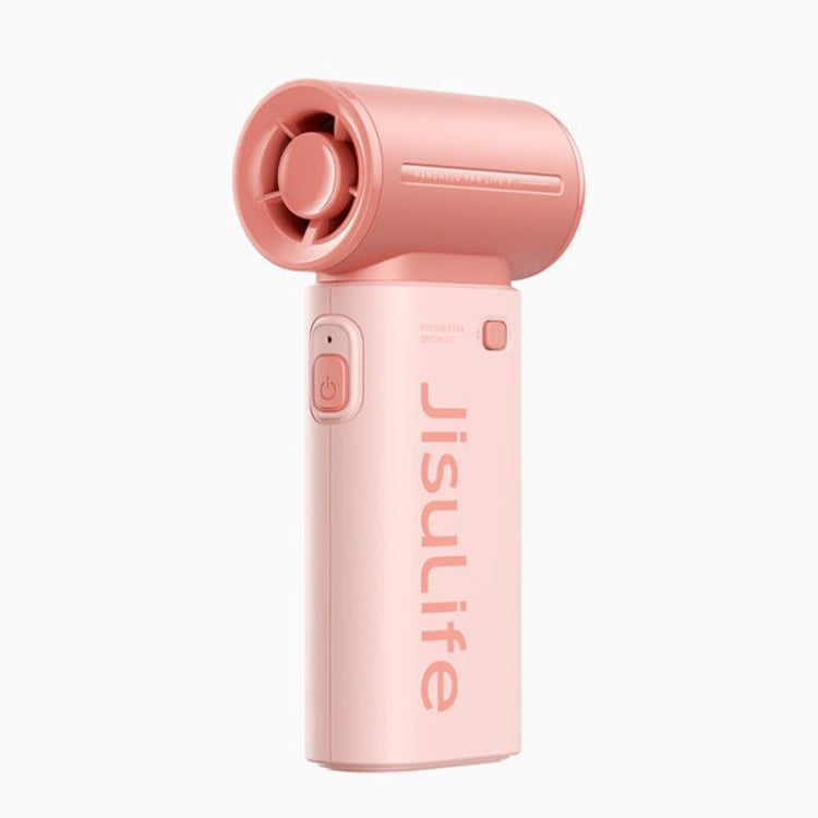 JisuLife High Speed Handheld Small Fan Mini Portable USB Rechargeable Desktop Cooling Electric Fan, Battery Capacity: 5000mAh(Pink) - free shipping - PMC Jewellery - Order now!