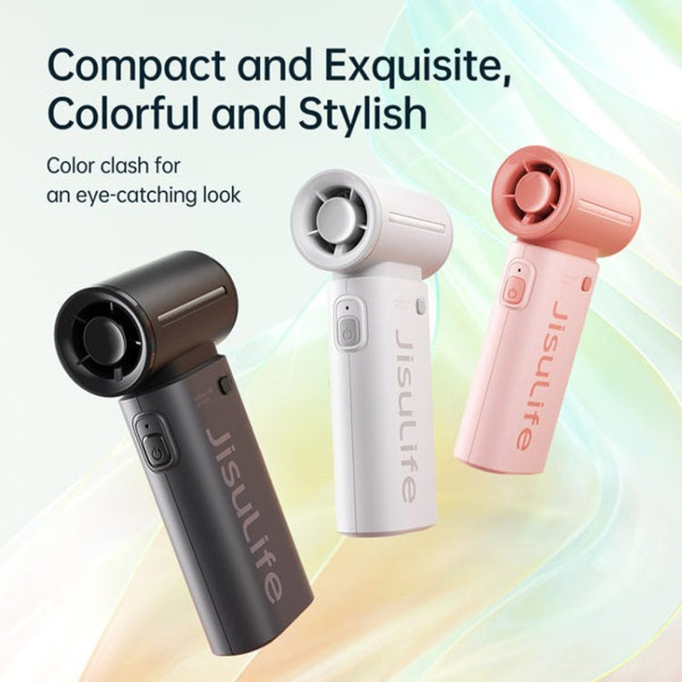 JisuLife Life9 High Speed Handheld Small Fan Mini Portable USB Rechargeable Desktop Cooling Electric Fan, Battery Capacity: 3600mAh(Gray) - free shipping - PMC Jewellery - Order now!
