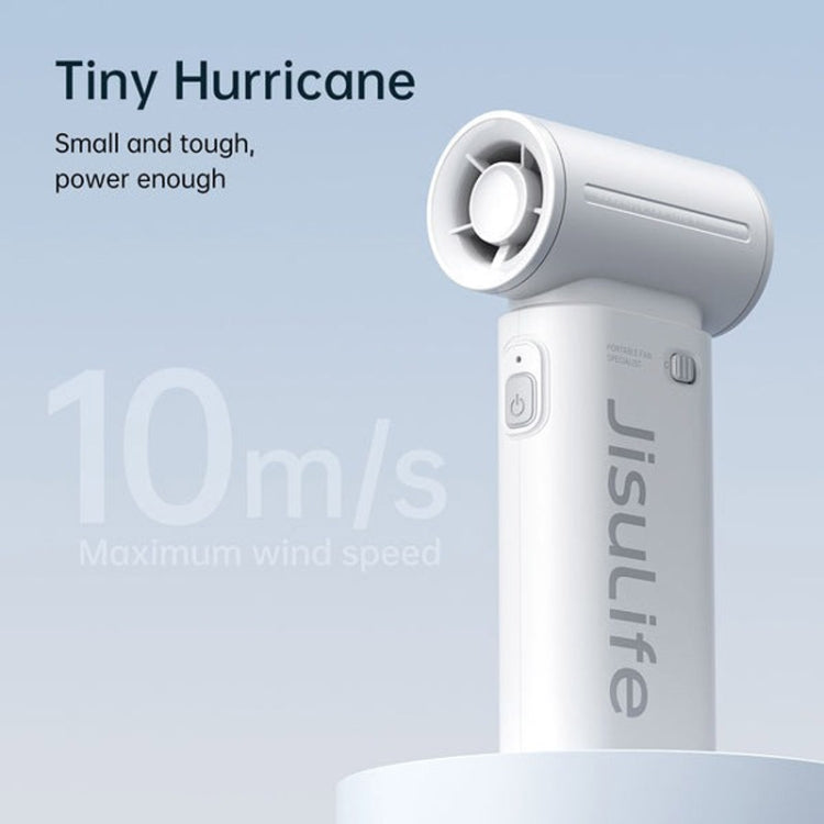 JisuLife Life9 High Speed Handheld Small Fan Mini Portable USB Rechargeable Desktop Cooling Electric Fan, Battery Capacity: 5000mAh(Black) - free shipping - PMC Jewellery - Order now!