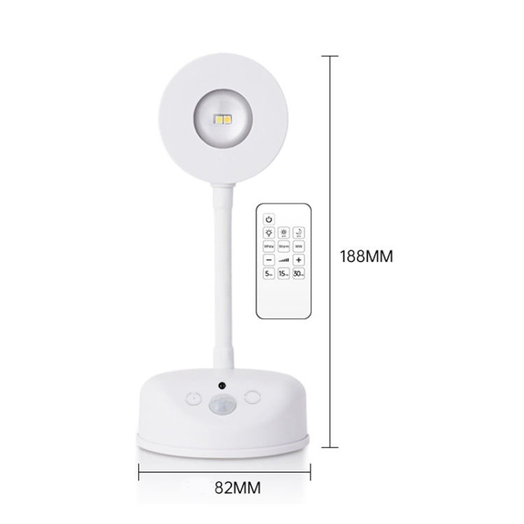 Rechargeable LED Motion Sensor Wireless Spotlight With Remote Control 2000mAH Black - free shipping - PMC TechLife - Order now!