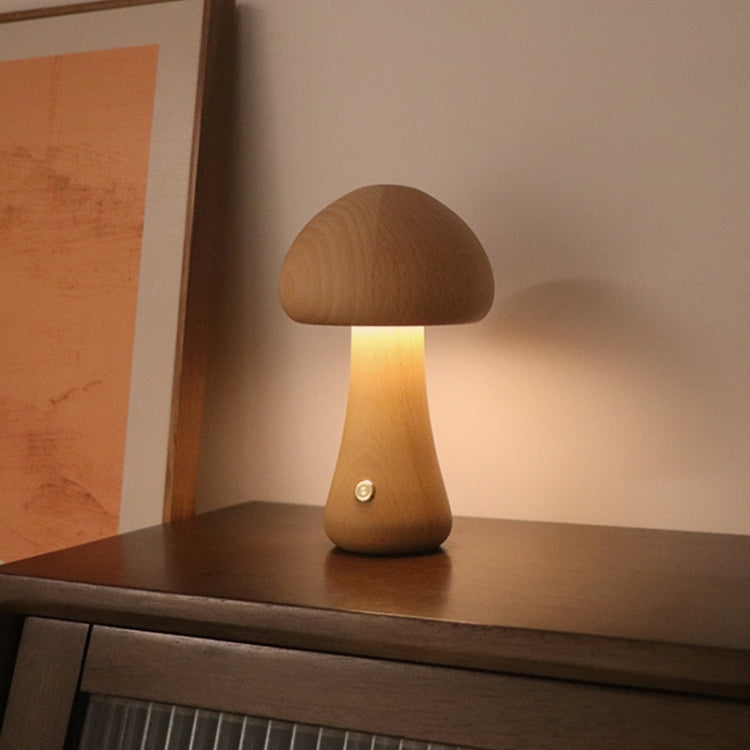 Mushroom Shape Night Light Touch Control Dimmable Bedside Atmosphere Lamp, Style: A Type Beech - Night Lights by PMc TechLife | Online Shopping South Africa | PMc TechLife | Buy Now Pay Later Mobicred