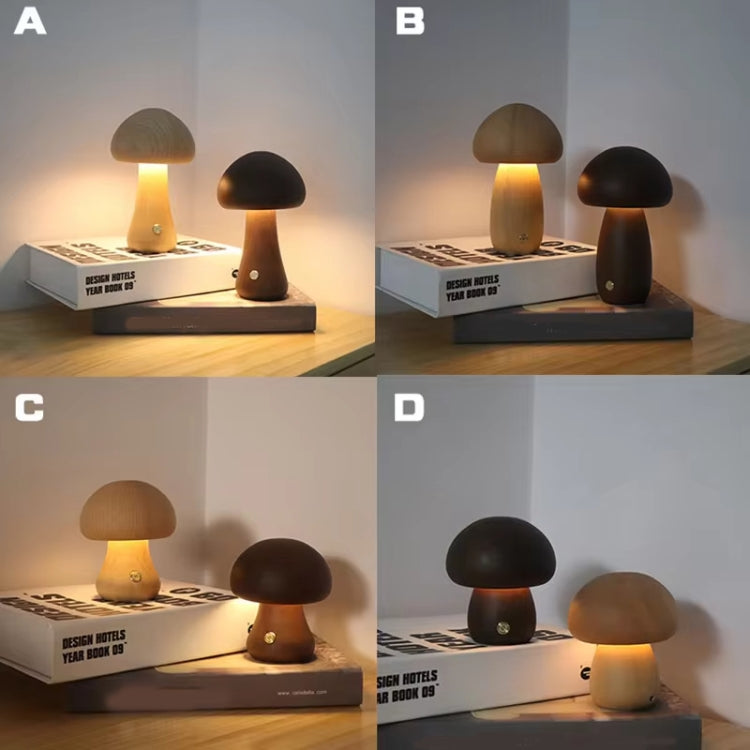 Mushroom Shape Night Light Touch Control Dimmable Bedside Atmosphere Lamp, Style: A Type Beech - Night Lights by PMc TechLife | Online Shopping South Africa | PMc TechLife | Buy Now Pay Later Mobicred