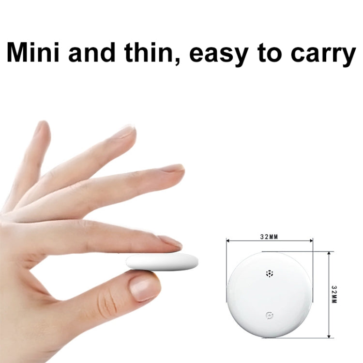 For Apple Series S10 Round Smart Global Anti-Lost Device IP67 Waterproof Locator(White) - Pet Tracker by PMC TechLife | Online Shopping South Africa | PMC TechLife | Buy Now Pay Later Mobicred