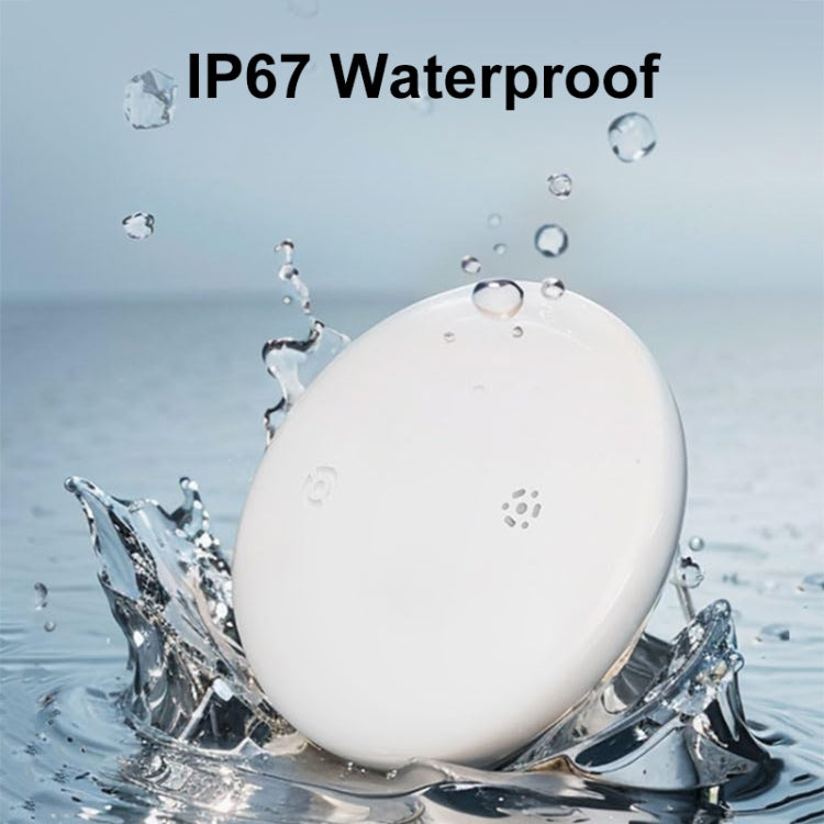 For Apple Series S10 Round Smart Global Anti-Lost Device IP67 Waterproof Locator(White) - Pet Tracker by PMC TechLife | Online Shopping South Africa | PMC TechLife | Buy Now Pay Later Mobicred