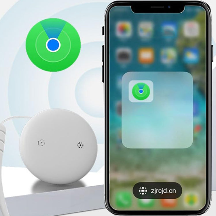 For Apple Series S10 Round Smart Global Anti-Lost Device IP67 Waterproof Locator(White) - Pet Tracker by PMC TechLife | Online Shopping South Africa | PMC TechLife | Buy Now Pay Later Mobicred