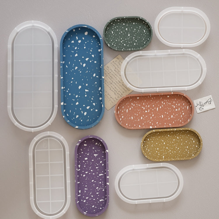 DIY Epoxy Oval Tray Dish Mold Silicone Mold for Flower Pot Base, Spec: 001 - free shipping - PMc TechLife - Order now!