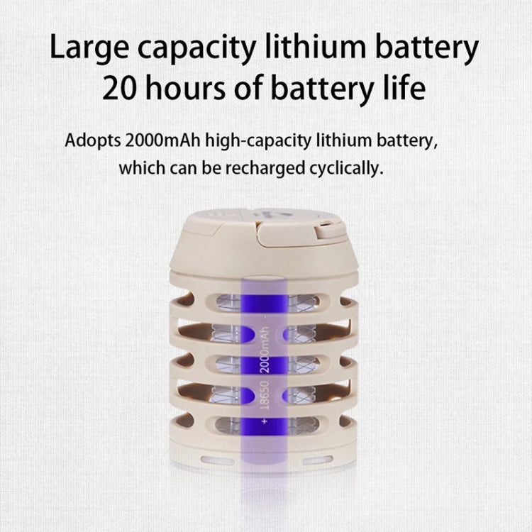Naturehike Lighting Mosquito Killer Outdoor Camping Waterproof Mosquito Repellent Lamp(Khaki) - free shipping - PMC Jewellery - Order now!