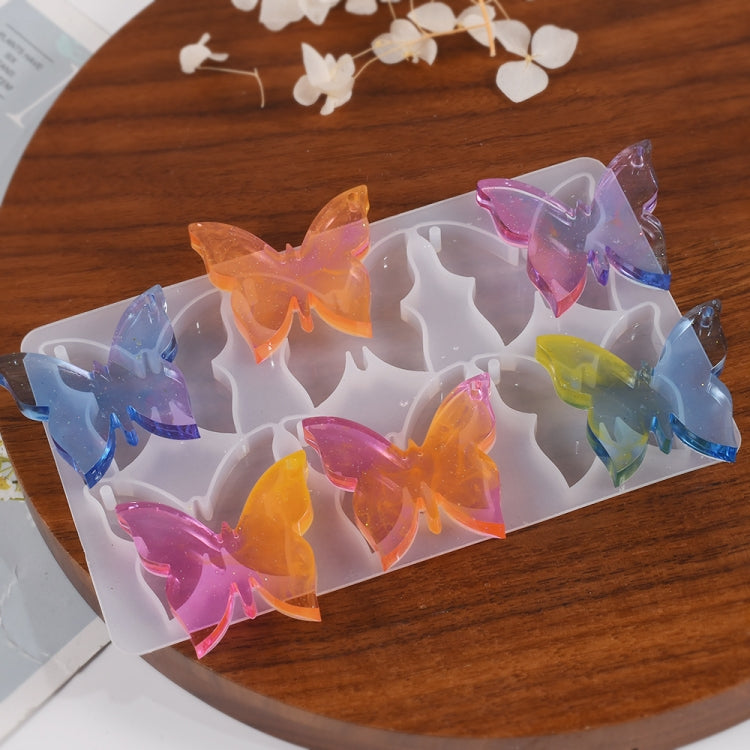 DIY Crystal Glue Heart Butterfly Pendant Keychain Ornament Silicone Mold(Butterfly) - free shipping - PMc TechLife - Order now!