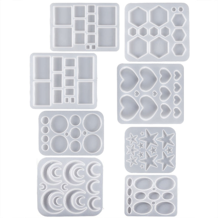 DIY Epoxy Resin Three-Dimensional Geometric Pendant Earring Silicone Mold, Spec: Oval - free shipping - PMc TechLife - Order now!