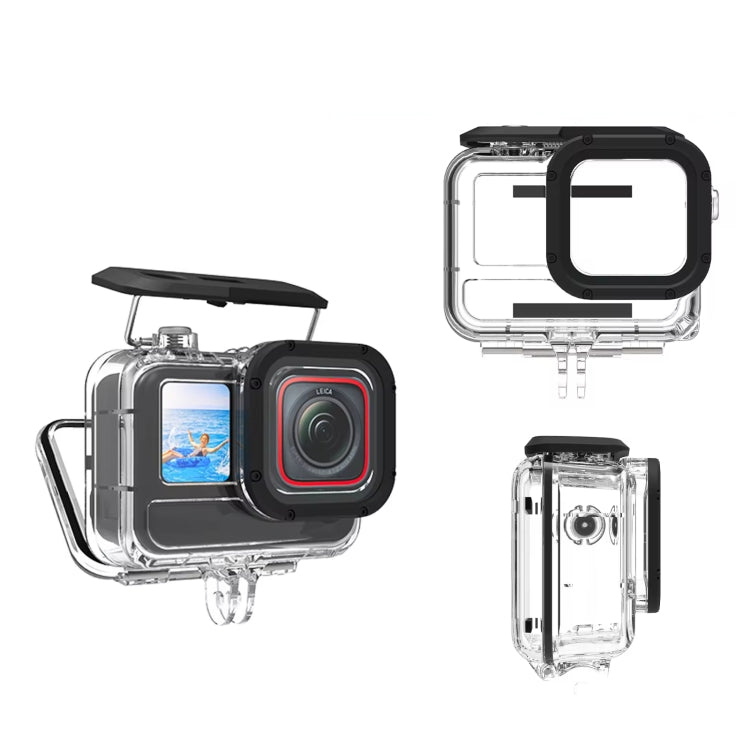 For Insta360 Ace Pro Camera TELESIN 45m Waterproof Case Underwater Diving Housing Cover - Case & Bags by TELESIN | Online Shopping South Africa | PMC TechLife | Buy Now Pay Later Mobicred