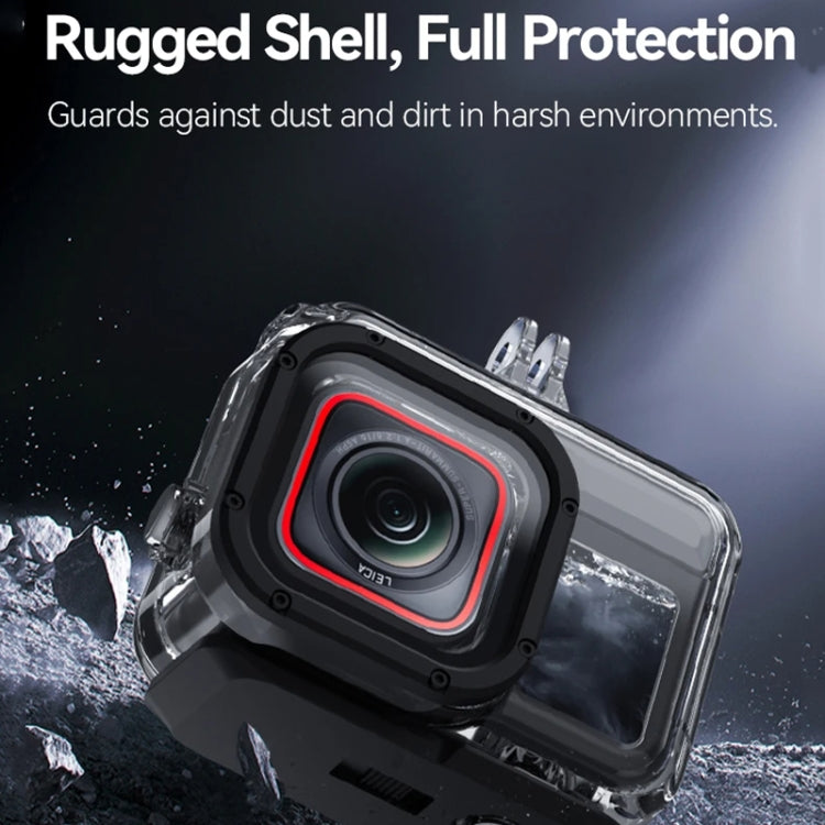 For Insta360 Ace Pro Camera TELESIN 45m Waterproof Case Underwater Diving Housing Cover - Case & Bags by TELESIN | Online Shopping South Africa | PMC TechLife | Buy Now Pay Later Mobicred