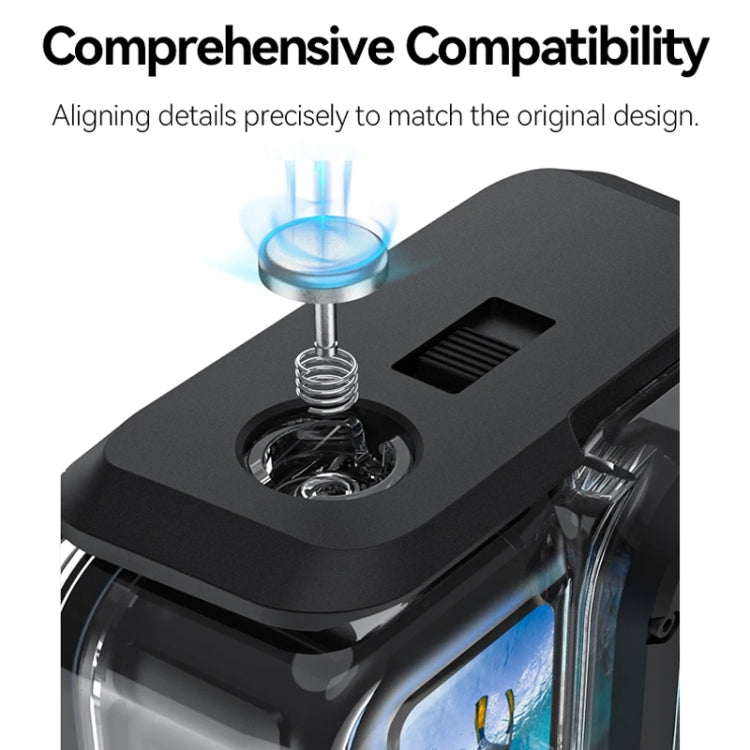 For Insta360 Ace Pro Camera TELESIN 45m Waterproof Case Underwater Diving Housing Cover - Case & Bags by TELESIN | Online Shopping South Africa | PMC TechLife | Buy Now Pay Later Mobicred