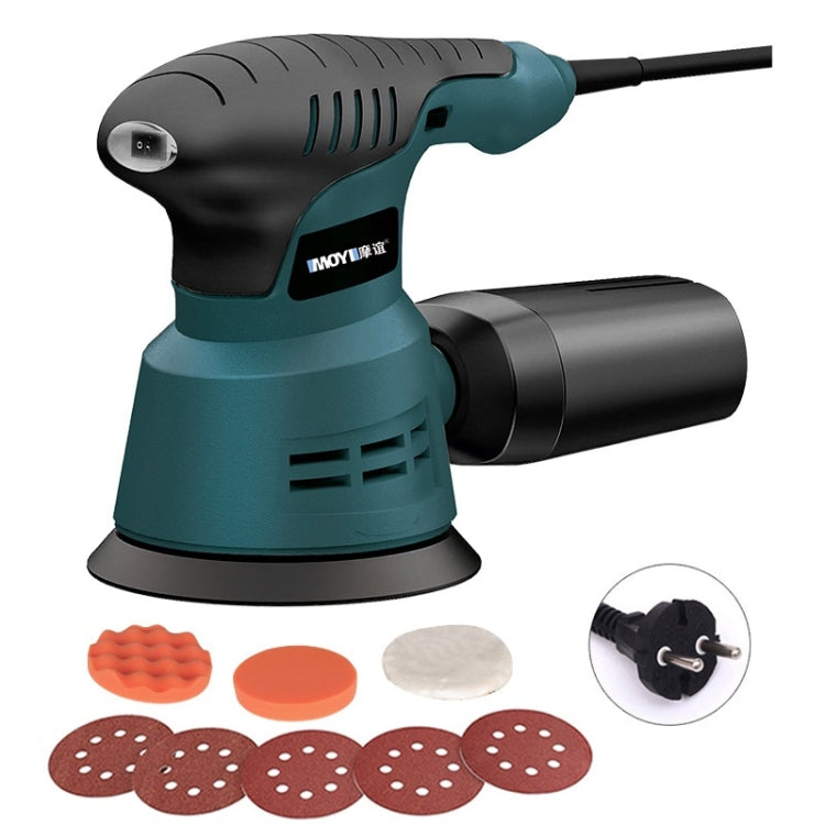 8pcs /Set EU Plug MOYI Small Polishing Sandpaper Machine Woodworking Electric Disc Sander - free shipping - PMc TechLife - Order now!
