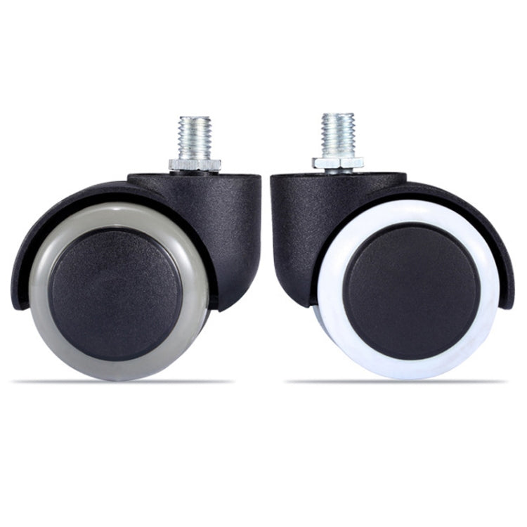 M10 Screw Quiet Swivel Chair Universal Wheels Office Chair Roller Casters(Black) - Furniture Accessories by PMc TechLife | Online Shopping South Africa | PMc TechLife | Buy Now Pay Later Mobicred