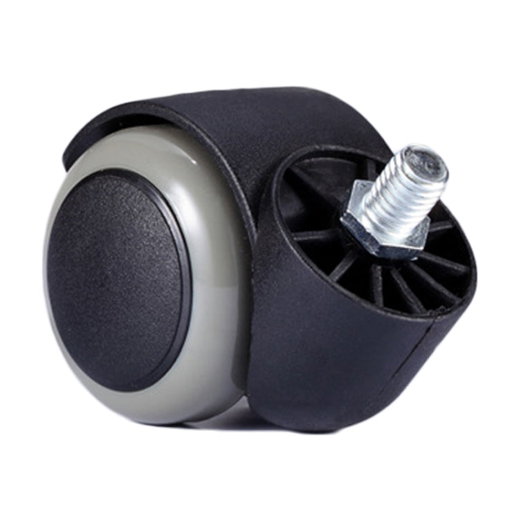 M10 Screw Quiet Swivel Chair Universal Wheels Office Chair Roller Casters(Black) - Furniture Accessories by PMc TechLife | Online Shopping South Africa | PMc TechLife | Buy Now Pay Later Mobicred