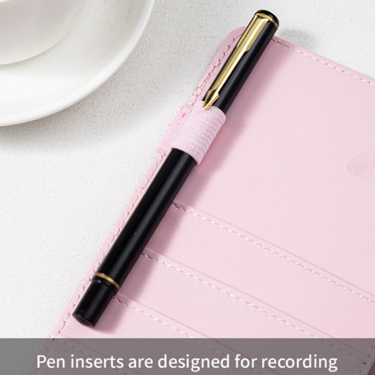 A5 100 Day Savings Challenge Envelope Budget Planner Binder Notebook Handbook, Color: Pattern Pink - Notebooks by PMC TechLife | Online Shopping South Africa | PMC TechLife | Buy Now Pay Later Mobicred