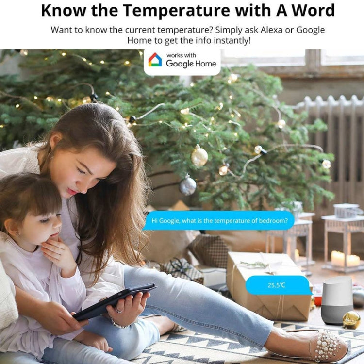 Sonoff SNZB-02P Wireless Temperature And Humidity Sensor Detector Smart Home - Smart Switch by Sonoff | Online Shopping South Africa | PMC TechLife | Buy Now Pay Later Mobicred