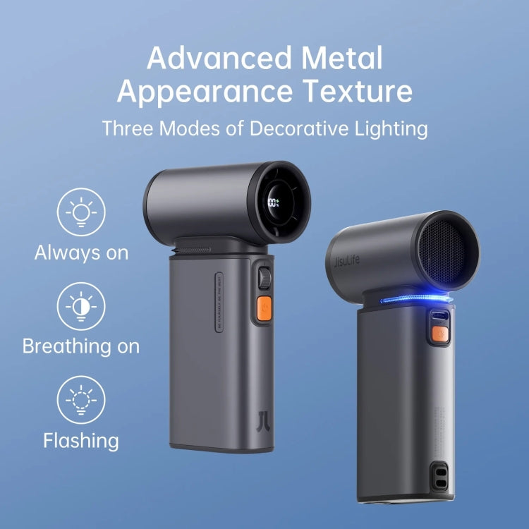 JisuLife FA55 Handheld Portable Small Fan Mini Rechargeable Electric Fan(Dark Gray) - free shipping - PMC TechLife - Order now!