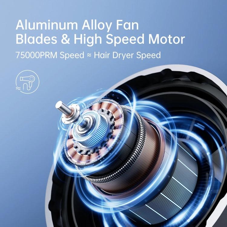 JisuLife FA55 Handheld Portable Small Fan Mini Rechargeable Electric Fan(Brown) - free shipping - PMC TechLife - Order now!