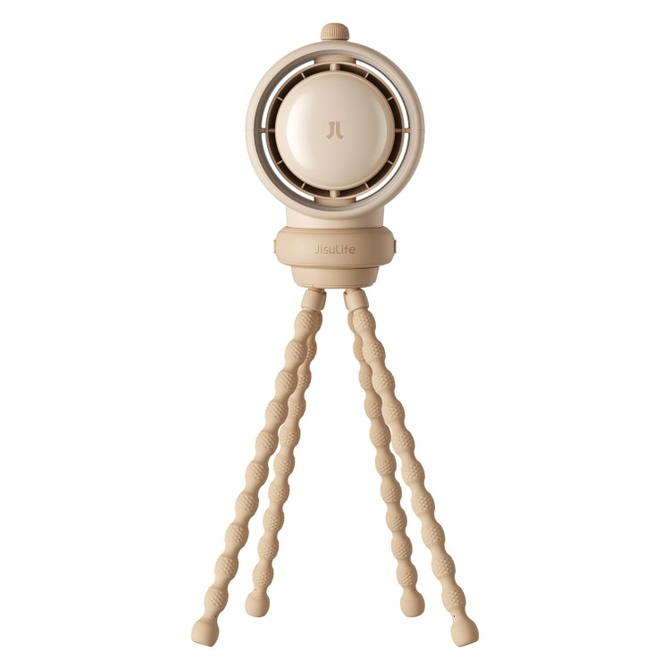 JisuLife Stroller Fan Life2S High Speed Energy Saving Stroller Mini Fan Octopus Bladeless Swingable Head Air Purifying Fan(Brown) - free shipping - PMC TechLife - Order now!