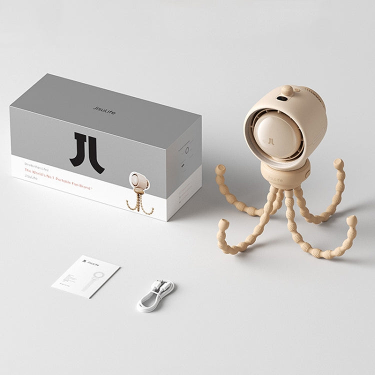 JisuLife Stroller Fan Life2S High Speed Energy Saving Stroller Mini Fan Octopus Bladeless Swingable Head Air Purifying Fan(Mint Green) - free shipping - PMC TechLife - Order now!