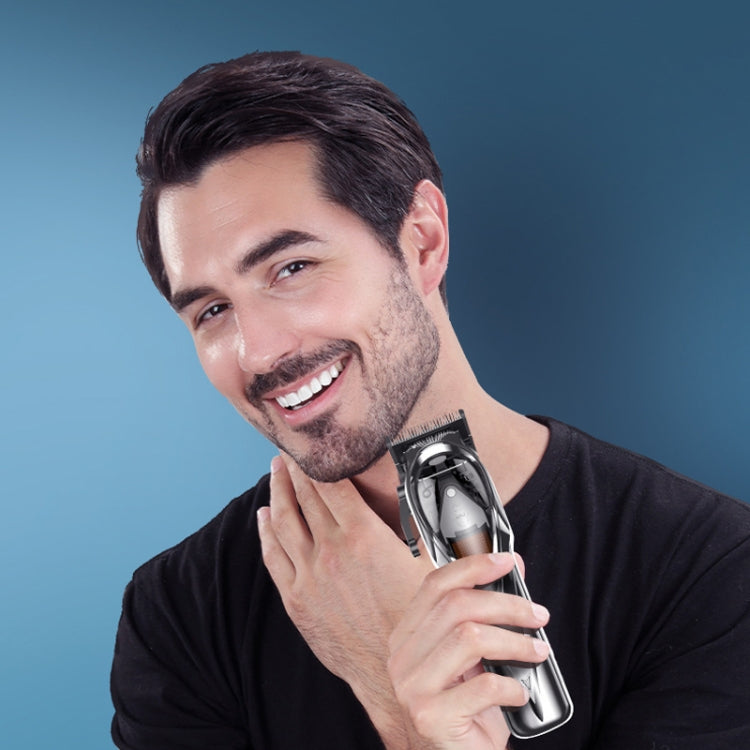 Rechargeable Magnetic Suspension High-speed Electric Hair Clipper(Silver) - free shipping - PMC TechLife - Order now!