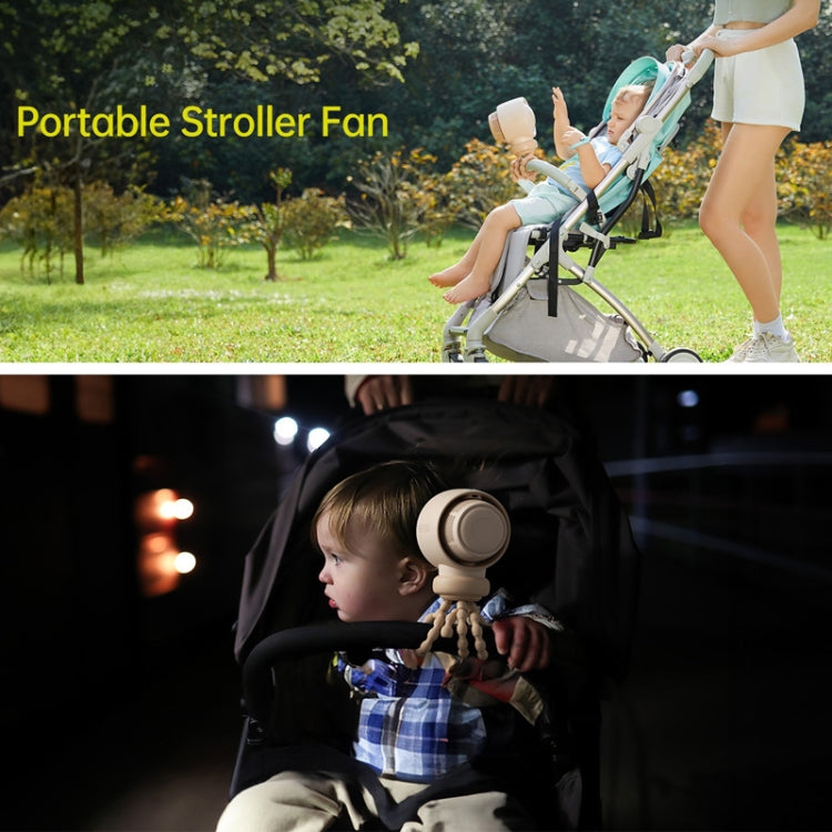 JisuLife Stroller Fan Life2 Stroller Octopus Fan High Speed Portable Desktop Clip Fan(Mint Green) - free shipping - PMC TechLife - Order now!