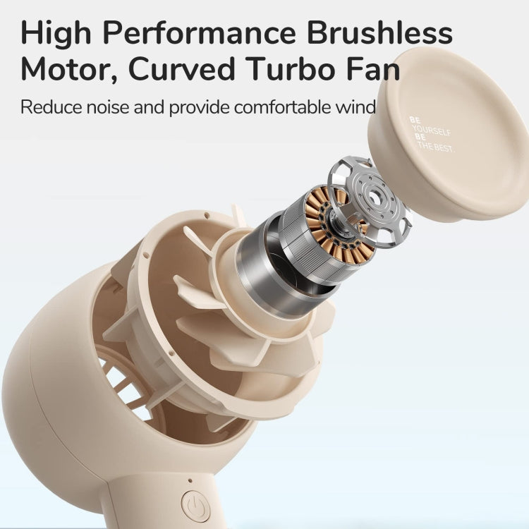 JisuLife FA42 Handheld Portable Small Rechargeable Turbo Fan, Color: Mint Green 4500mAh - Electric Fans by JisuLife | Online Shopping South Africa | PMC TechLife | Buy Now Pay Later Mobicred