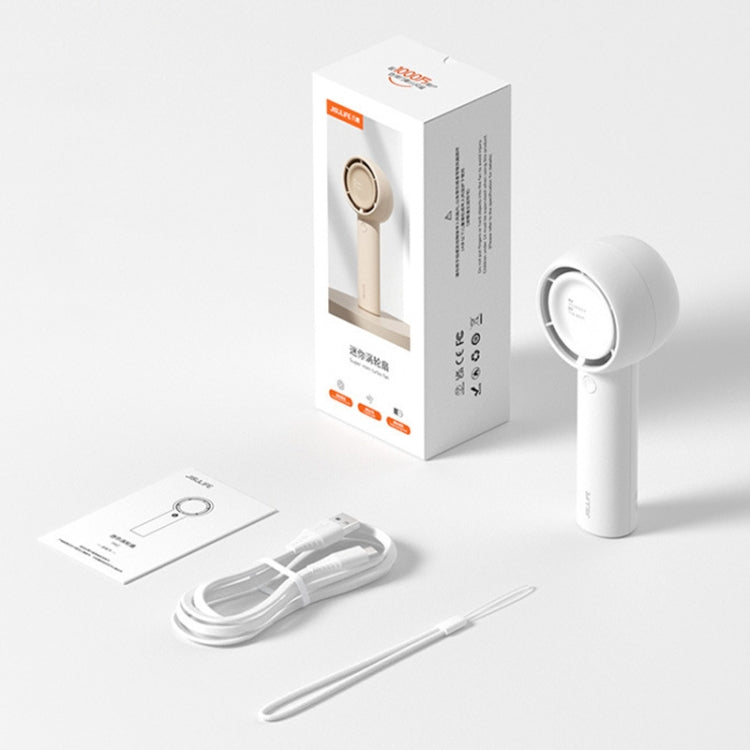 JisuLife FA42 Handheld Portable Small Rechargeable Turbo Fan, Color: Mint Green 4500mAh - Electric Fans by JisuLife | Online Shopping South Africa | PMC TechLife | Buy Now Pay Later Mobicred