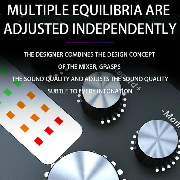 V8S Audio Mixer Live Voice Changer External Sound Card, Color: Black Triangle Set - Live Sound Effects Processors by PMC TechLife | Online Shopping South Africa | PMC TechLife | Buy Now Pay Later Mobicred