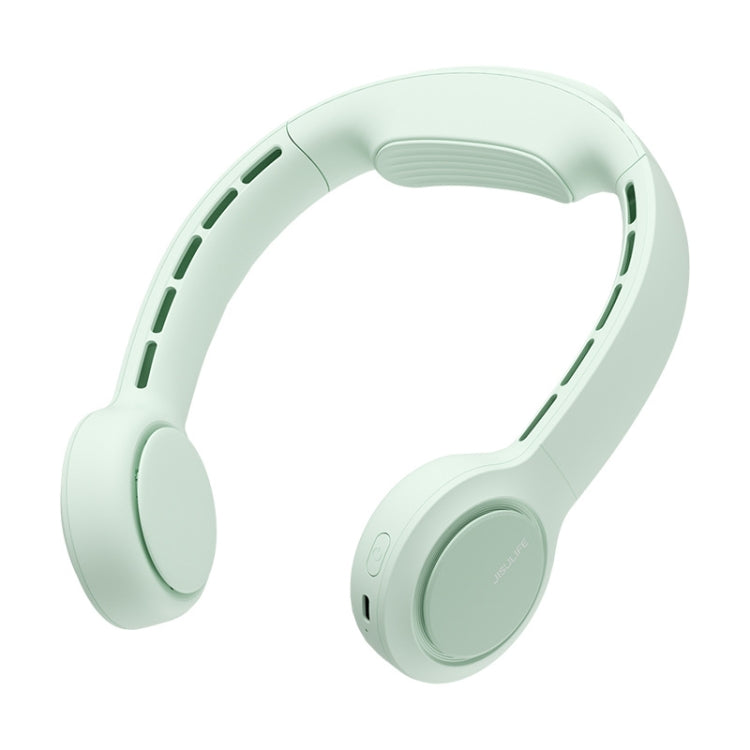 JisuLife FA31 USB Rechargeable Hanging Neck Mini Fan Bladeless Cooling Outdoor High Wind Power Electric Fan(Mint Green) - free shipping - PMC TechLife - Order now!