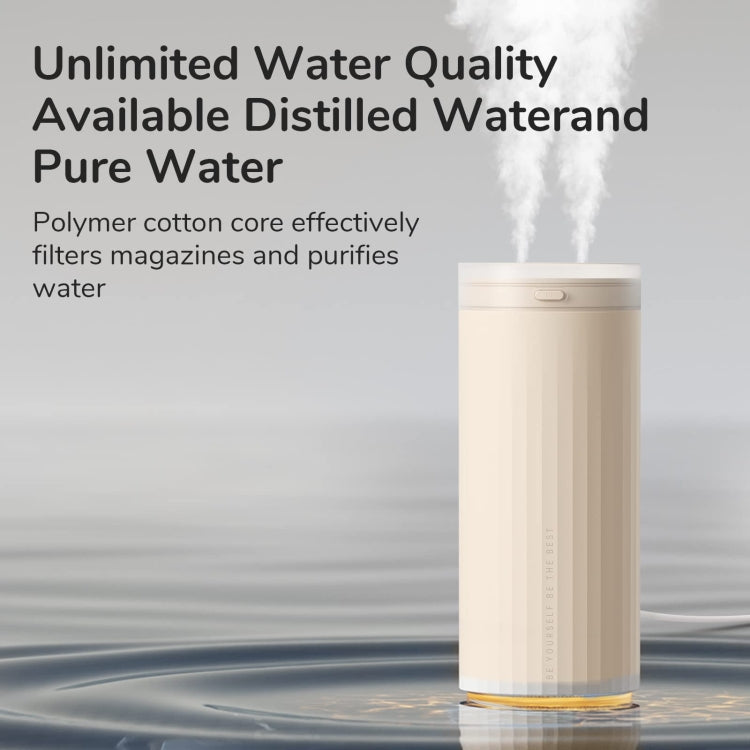 JisuLife HU16 Desktop Dual Mist Ports Humidifier, Color: White Plug-in - free shipping - PMC TechLife - Order now!