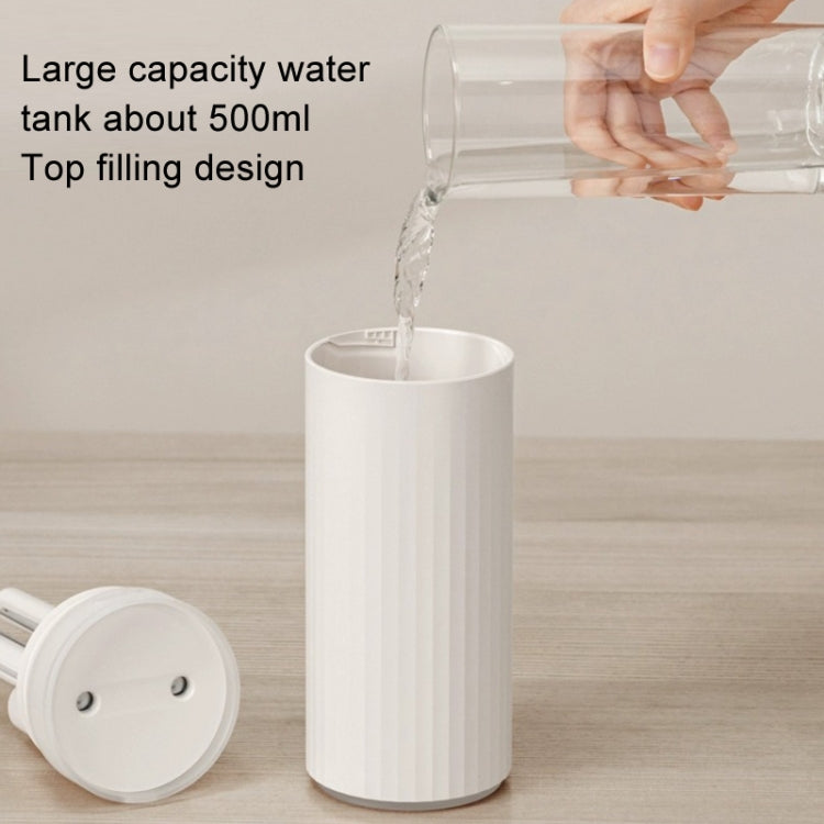 JisuLife HU16 Desktop Dual Mist Ports Humidifier, Color: White Rechargeable - free shipping - PMC TechLife - Order now!