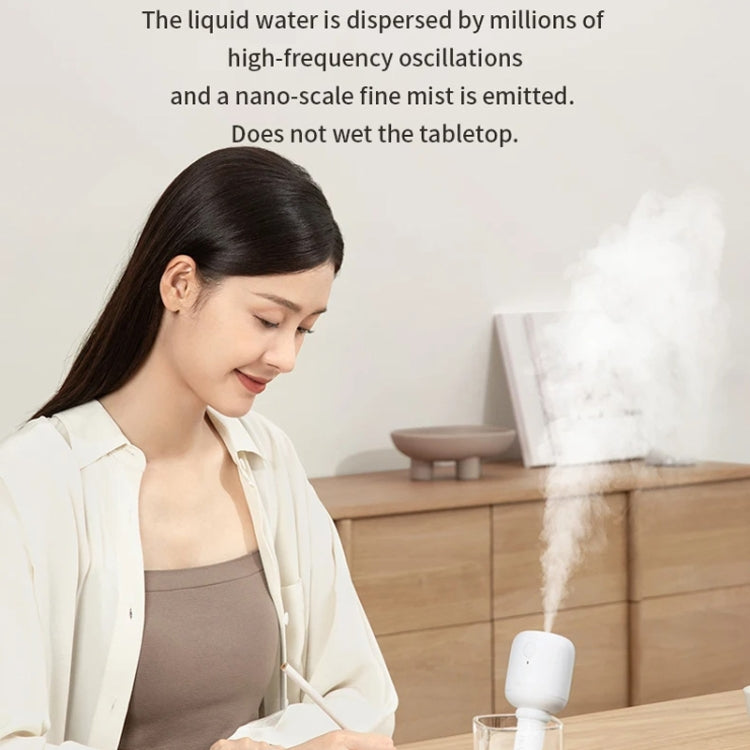 JisuLife JB07 Wireless High Mist Portable Humidifier, No Water Tank, Color: White 1100mAh - free shipping - PMC TechLife - Order now!