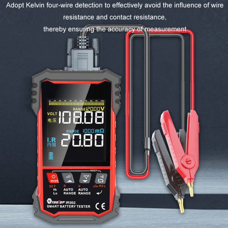 Battery Internal Resistance Tester Lead-Acid Alkaline Lithium Battery Tester, Model: IR502 - free shipping - PMC Jewellery - Order now!